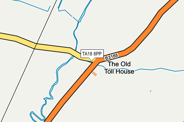 TA18 8PP map - OS OpenMap – Local (Ordnance Survey)