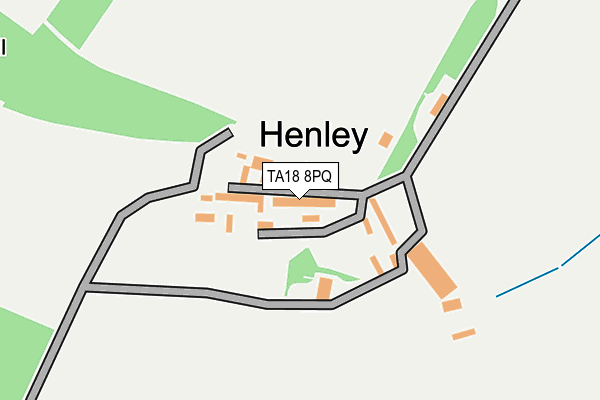 TA18 8PQ map - OS OpenMap – Local (Ordnance Survey)