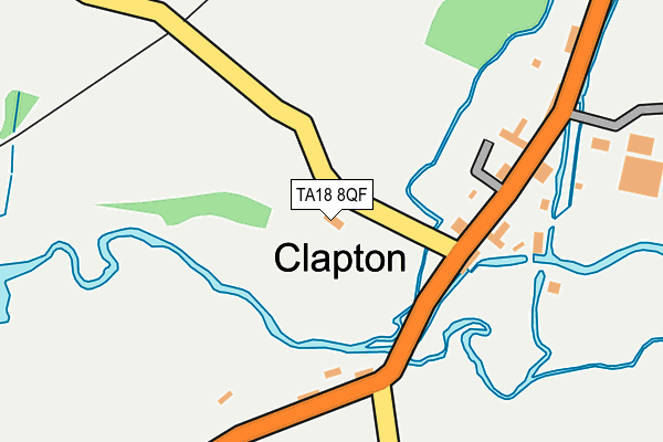 TA18 8QF map - OS OpenMap – Local (Ordnance Survey)