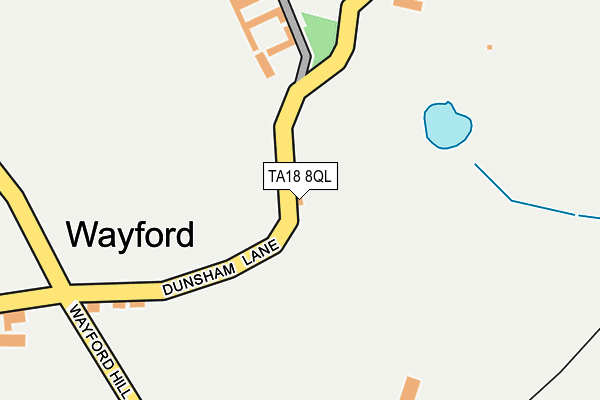 TA18 8QL map - OS OpenMap – Local (Ordnance Survey)