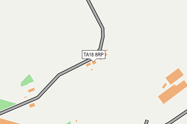 TA18 8RP map - OS OpenMap – Local (Ordnance Survey)