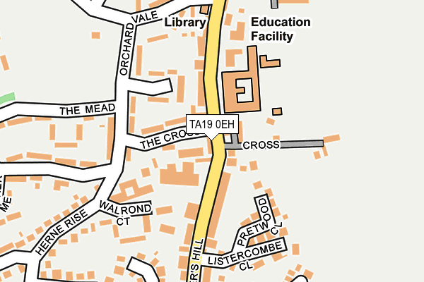 TA19 0EH map - OS OpenMap – Local (Ordnance Survey)