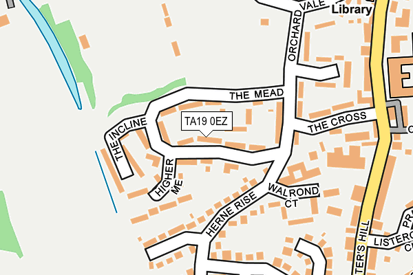 TA19 0EZ map - OS OpenMap – Local (Ordnance Survey)