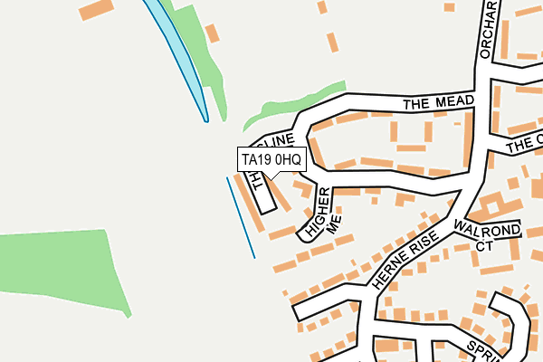 TA19 0HQ map - OS OpenMap – Local (Ordnance Survey)