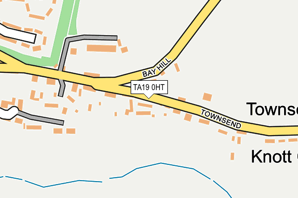 TA19 0HT map - OS OpenMap – Local (Ordnance Survey)
