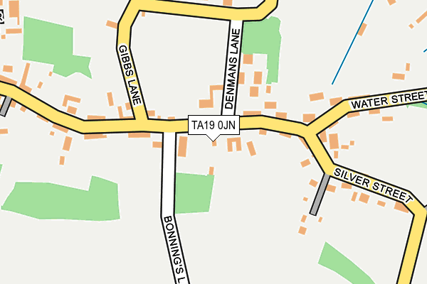 TA19 0JN map - OS OpenMap – Local (Ordnance Survey)