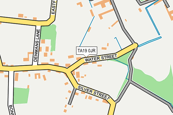 TA19 0JR map - OS OpenMap – Local (Ordnance Survey)