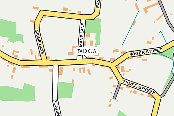 TA19 0JW map - OS OpenMap – Local (Ordnance Survey)