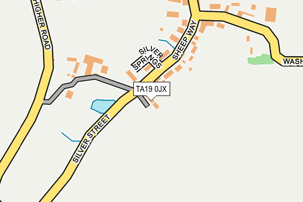 TA19 0JX map - OS OpenMap – Local (Ordnance Survey)