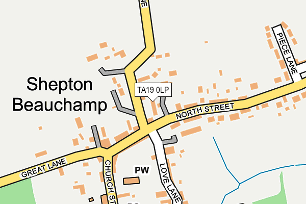 TA19 0LP map - OS OpenMap – Local (Ordnance Survey)