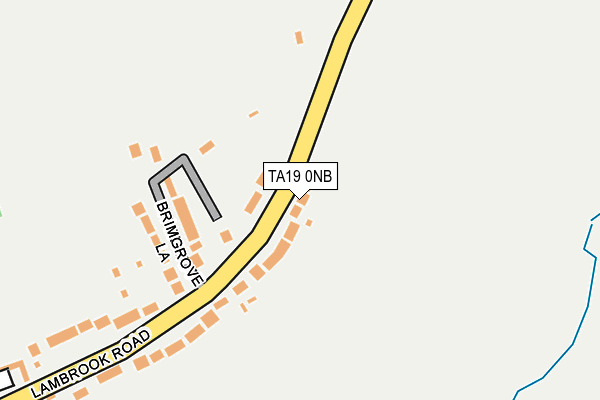 TA19 0NB map - OS OpenMap – Local (Ordnance Survey)