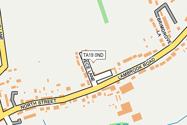 TA19 0ND map - OS OpenMap – Local (Ordnance Survey)