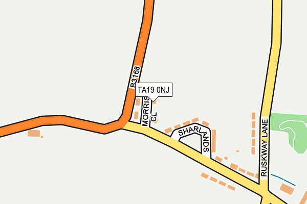 TA19 0NJ map - OS OpenMap – Local (Ordnance Survey)