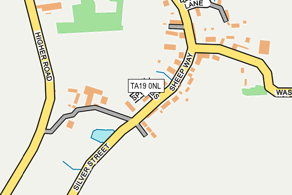 TA19 0NL map - OS OpenMap – Local (Ordnance Survey)