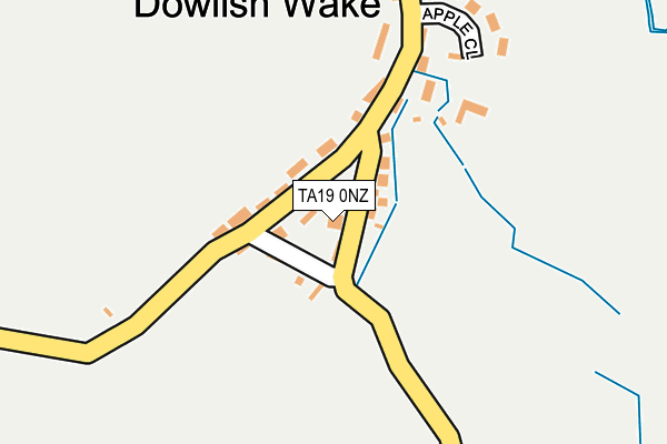 TA19 0NZ map - OS OpenMap – Local (Ordnance Survey)
