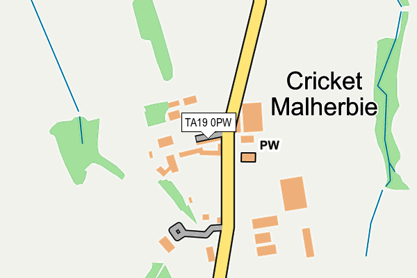 TA19 0PW map - OS OpenMap – Local (Ordnance Survey)