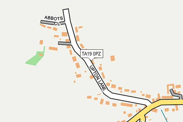 TA19 0PZ map - OS OpenMap – Local (Ordnance Survey)