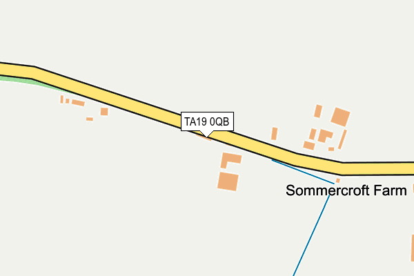 TA19 0QB map - OS OpenMap – Local (Ordnance Survey)