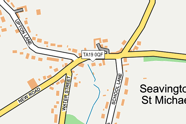 TA19 0QF map - OS OpenMap – Local (Ordnance Survey)