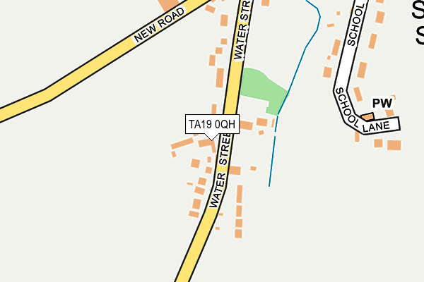 TA19 0QH map - OS OpenMap – Local (Ordnance Survey)