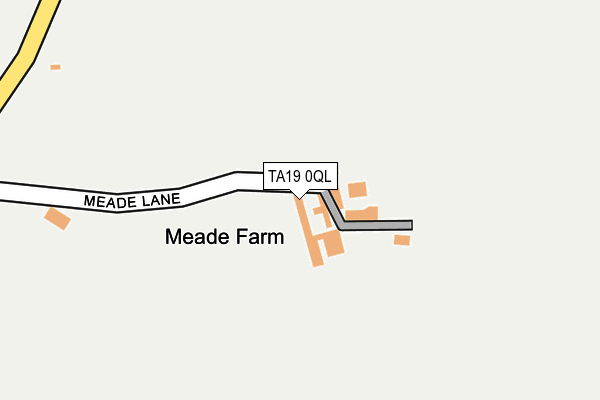 TA19 0QL map - OS OpenMap – Local (Ordnance Survey)