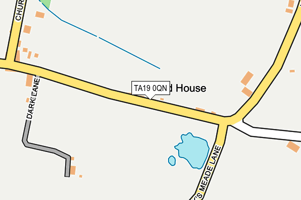 TA19 0QN map - OS OpenMap – Local (Ordnance Survey)