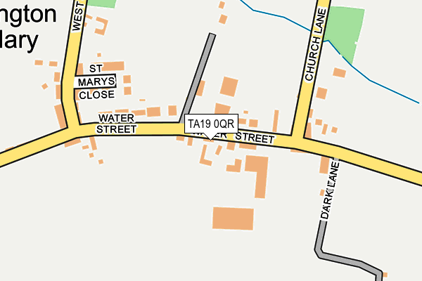 TA19 0QR map - OS OpenMap – Local (Ordnance Survey)