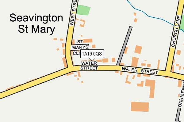 TA19 0QS map - OS OpenMap – Local (Ordnance Survey)
