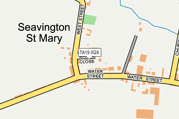 TA19 0QX map - OS OpenMap – Local (Ordnance Survey)