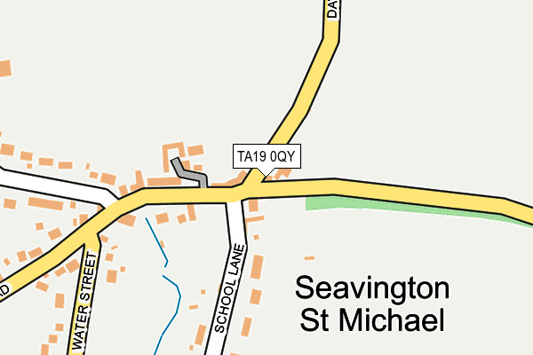 TA19 0QY map - OS OpenMap – Local (Ordnance Survey)