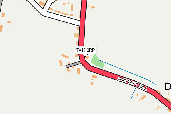 TA19 0RP map - OS OpenMap – Local (Ordnance Survey)