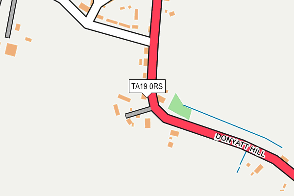 TA19 0RS map - OS OpenMap – Local (Ordnance Survey)