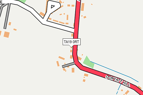 TA19 0RT map - OS OpenMap – Local (Ordnance Survey)