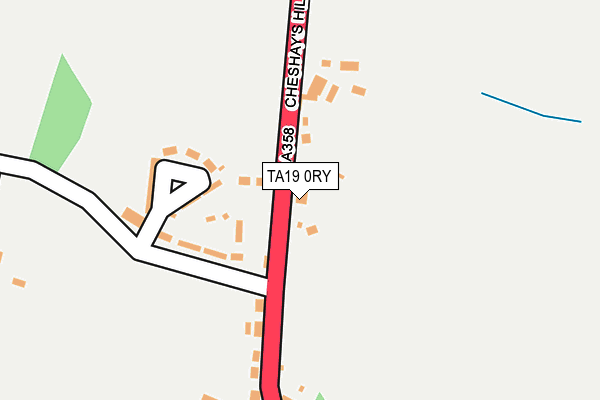 TA19 0RY map - OS OpenMap – Local (Ordnance Survey)