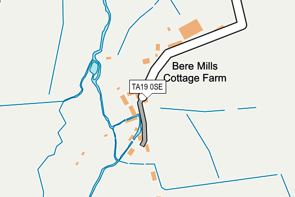TA19 0SE map - OS OpenMap – Local (Ordnance Survey)