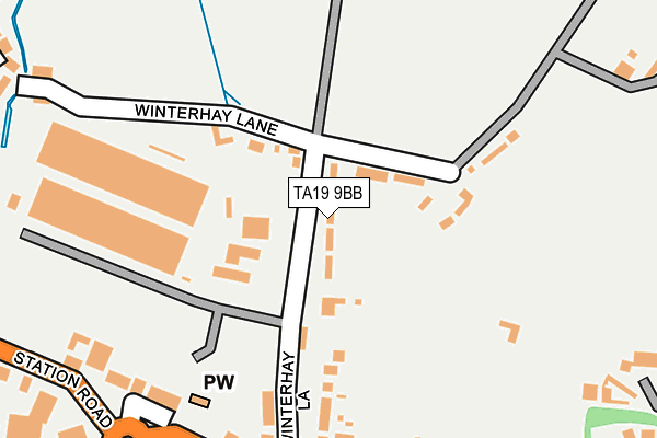 TA19 9BB map - OS OpenMap – Local (Ordnance Survey)