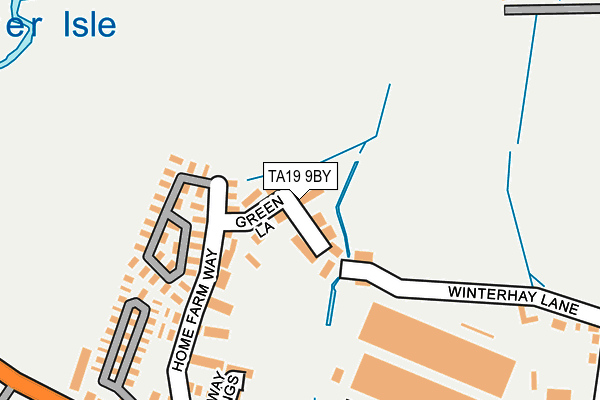 TA19 9BY map - OS OpenMap – Local (Ordnance Survey)