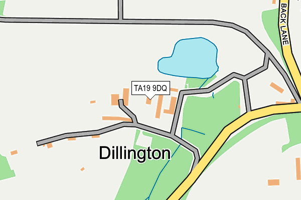 TA19 9DQ map - OS OpenMap – Local (Ordnance Survey)