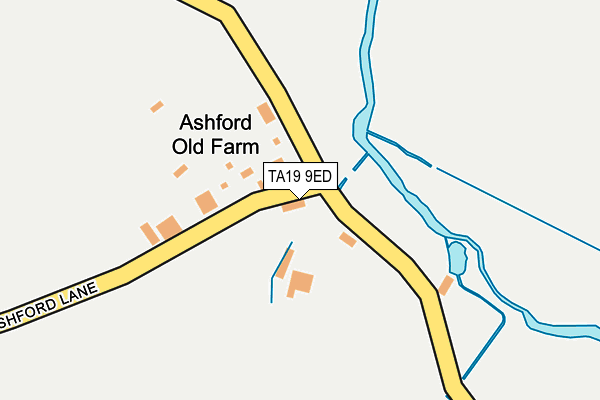 TA19 9ED map - OS OpenMap – Local (Ordnance Survey)