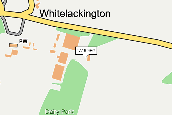 TA19 9EG map - OS OpenMap – Local (Ordnance Survey)