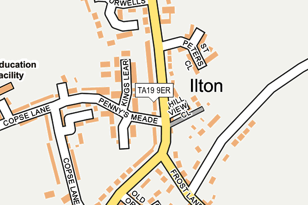 TA19 9ER map - OS OpenMap – Local (Ordnance Survey)