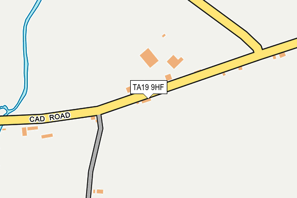 TA19 9HF map - OS OpenMap – Local (Ordnance Survey)