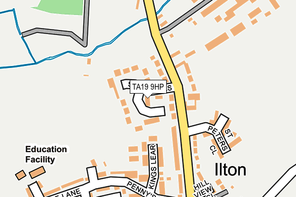 TA19 9HP map - OS OpenMap – Local (Ordnance Survey)