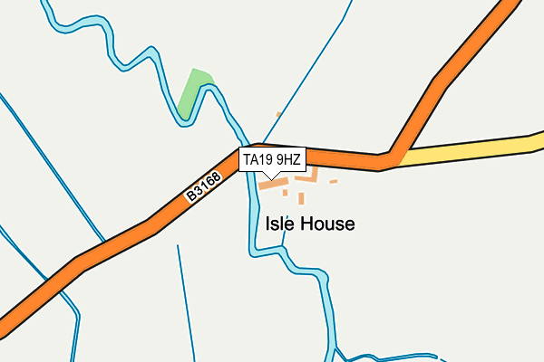 TA19 9HZ map - OS OpenMap – Local (Ordnance Survey)