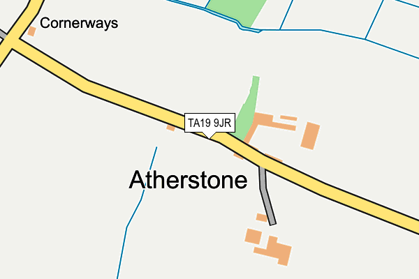 TA19 9JR map - OS OpenMap – Local (Ordnance Survey)