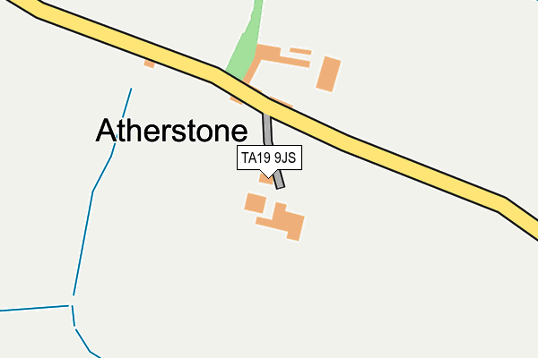 TA19 9JS map - OS OpenMap – Local (Ordnance Survey)