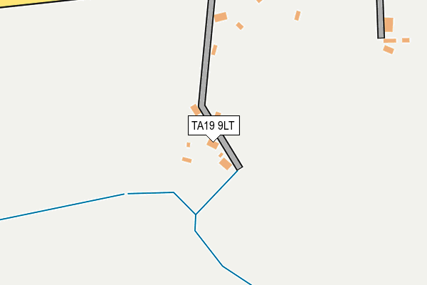 TA19 9LT map - OS OpenMap – Local (Ordnance Survey)