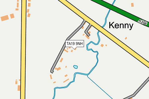 TA19 9NH map - OS OpenMap – Local (Ordnance Survey)