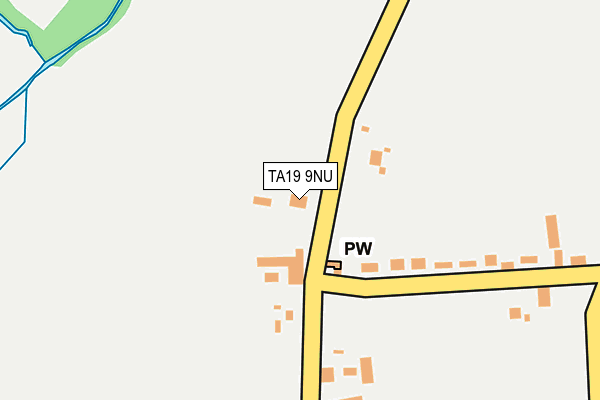 TA19 9NU map - OS OpenMap – Local (Ordnance Survey)