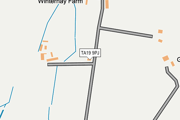 TA19 9PJ map - OS OpenMap – Local (Ordnance Survey)